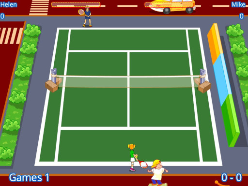Twisted Tennis Game