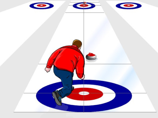 Virtual Curling Game Image Virtual Curling Game